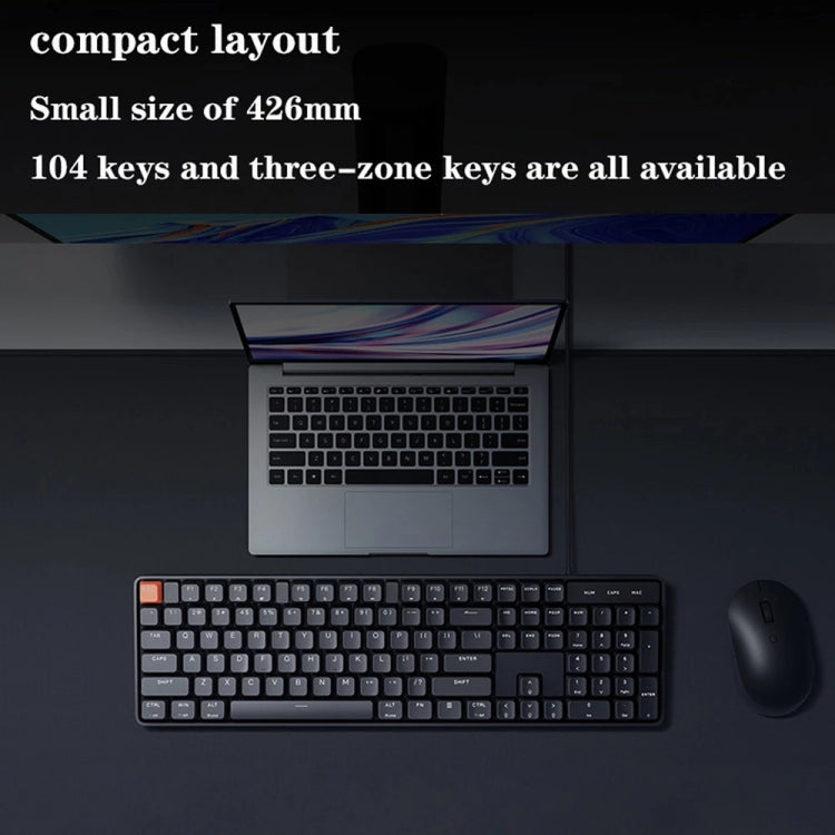 Original Xiaomi 104 Keys Blue Switch Wired Mechanical Keyboard Support Win / Mac OS - Wired Keyboard by Xiaomi | Online Shopping UK | buy2fix