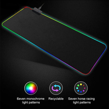 Computer Illuminated Mouse Pad Size: 350 x 250mm - Mouse Pads by buy2fix | Online Shopping UK | buy2fix