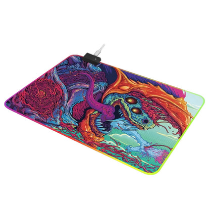 Computer Monster Pattern Illuminated Mouse Pad, Size: 45 x 40 x 0.4cm -  by buy2fix | Online Shopping UK | buy2fix