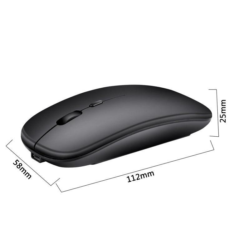 HXSJ M80 2.4GHz Wireless 1600DPI Three-speed Adjustable Optical Mute Mouse (Black) - Wireless Mice by HXSJ | Online Shopping UK | buy2fix