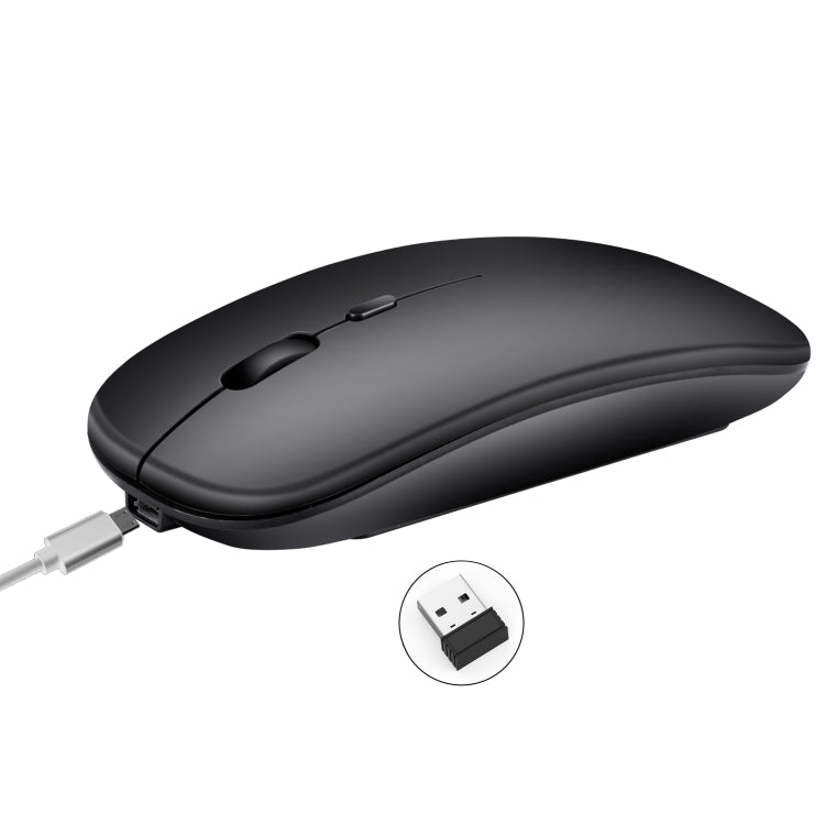 HXSJ M80 2.4GHz Wireless 1600DPI Three-speed Adjustable Optical Mute Mouse (Black) - Wireless Mice by HXSJ | Online Shopping UK | buy2fix