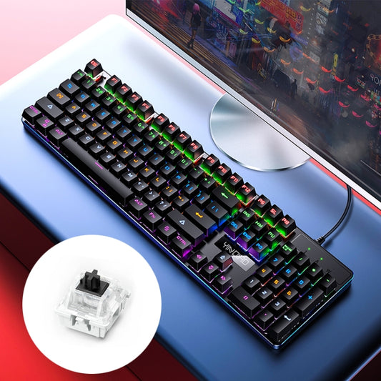 YINDIAO ZK-3 USB Mechanical Gaming Wired Keyboard, Black Shaft (Black) - Wired Keyboard by YINDIAO | Online Shopping UK | buy2fix