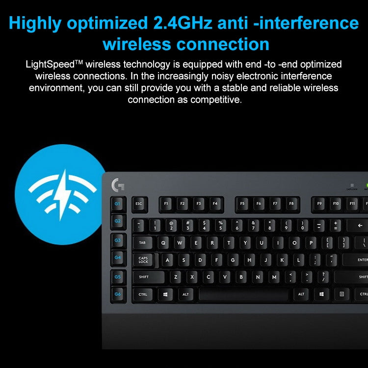 Logitech G613 Wireless Smart Bluetooth Dual Mode Silent Keyboard (Black) - Wireless Keyboard by Logitech | Online Shopping UK | buy2fix