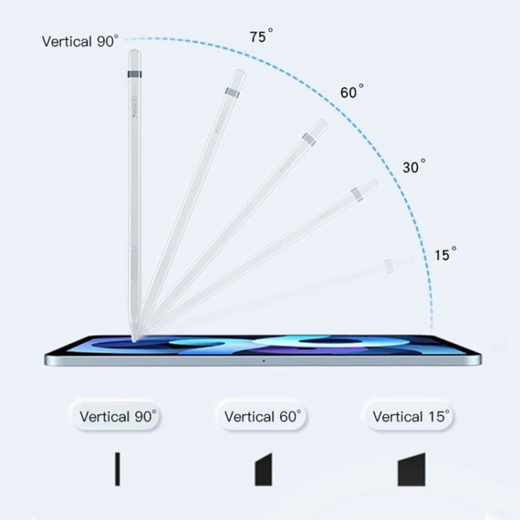 Yesido ST14 USB-C / Type-C Interface Multi-function Bluetooth Wireless Stylus Pen Capacitive Pencil for iPad (White) - Stylus Pen by Yesido | Online Shopping UK | buy2fix