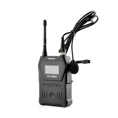 YELANGU YLG9929C MX4 Dual-Channel 100CH UHF Wireless Microphone System with Transmitter and Receiver for DSLR Cameras and Video Cameras(Black) - Camera Microphone by YELANGU | Online Shopping UK | buy2fix