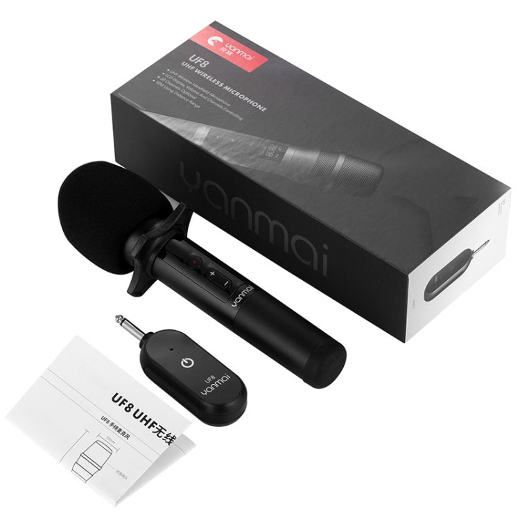 Yanmai UF8 UHF Wireless Dynamic Microphone with LCD Display - Consumer Electronics by Yanmai | Online Shopping UK | buy2fix