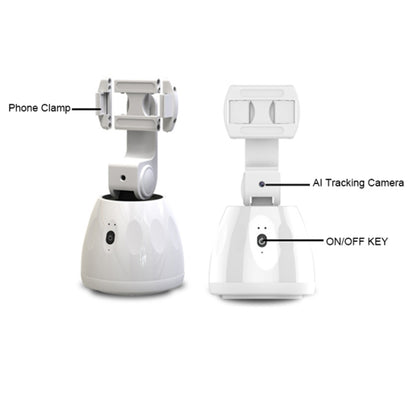 WEKOME Q3 Smart Face Tracking Stabilizer 360-degree Gimbal (White) - Consumer Electronics by WK | Online Shopping UK | buy2fix