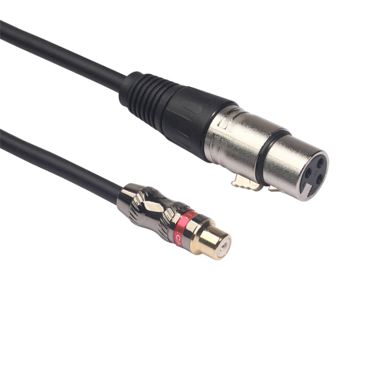 TR026K18-03 RCA Female to XLR Female Audio Cable, Length: 0.3m - Consumer Electronics by buy2fix | Online Shopping UK | buy2fix