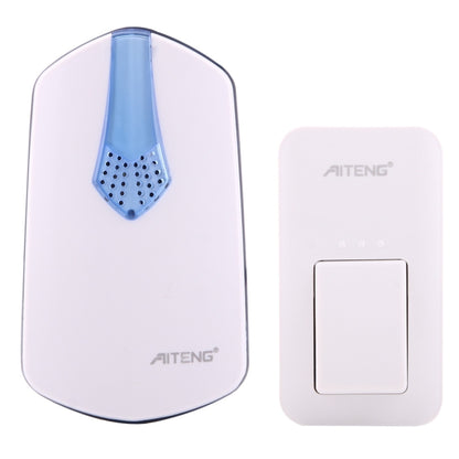 AITENG V026G Life Waterproof Battery-Free Wireless Doorbell, 1 Receiver + 1 x Transmitter, Receiver Distance: 130m, US Plug - Wireless Doorbell by AITENG | Online Shopping UK | buy2fix