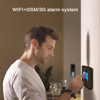 PG-106-GSM GSM/GPRS + WiFi Intelligent Alarm System with Touch Screen & RFID Function - Security by buy2fix | Online Shopping UK | buy2fix
