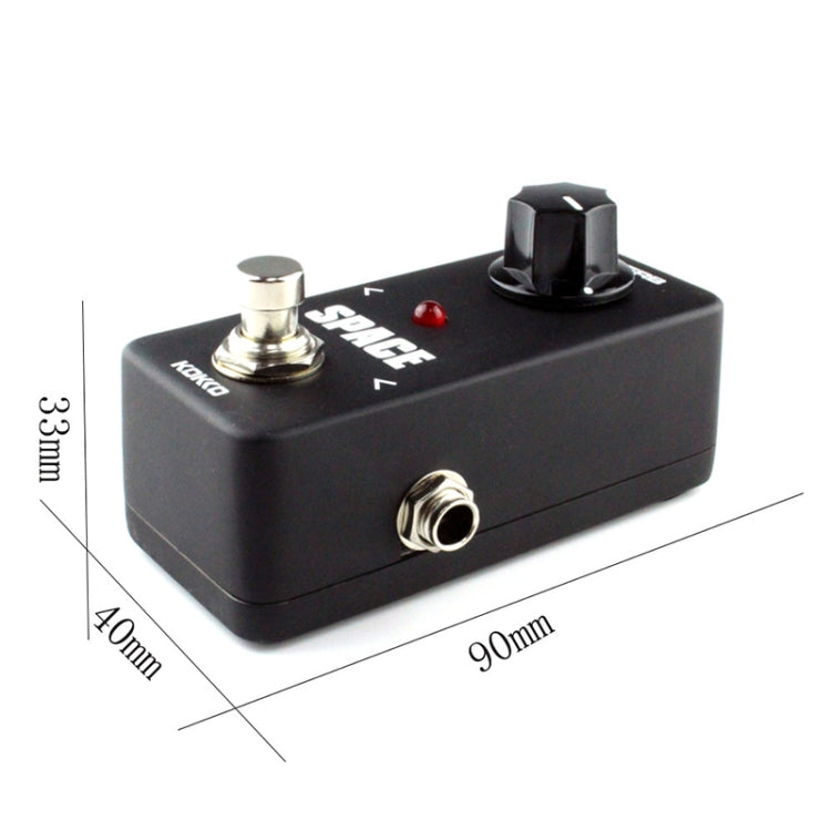 KOKKO FRB2 Mini Electric Guitar Reverb Sound Monoblock Effects Pedal Space(Black) - Guitar Tuner by KOKKO | Online Shopping UK | buy2fix