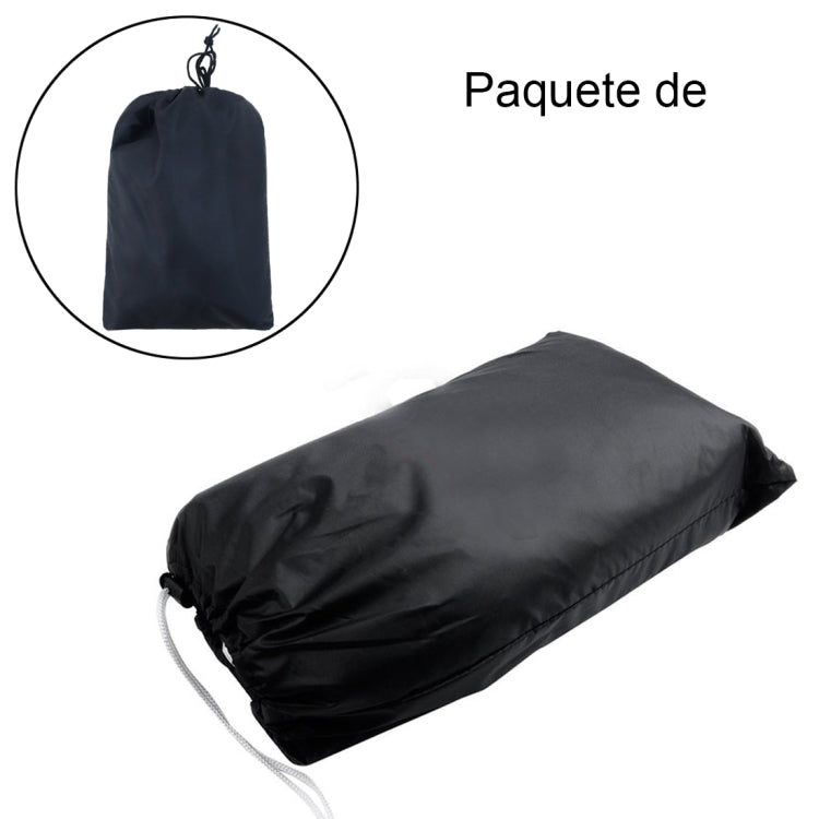 210D Oxford Cloth Motorcycle Electric Car Rainproof Dust-proof Cover, Size: XXL (Black Silver) - Raincoat by buy2fix | Online Shopping UK | buy2fix