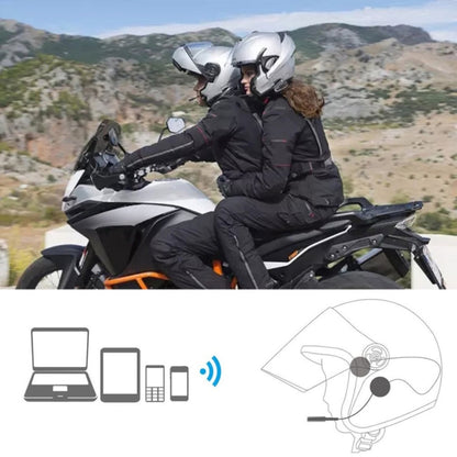 MH02 Bluetooth V4.0 Helmet Headset 5V for Motorcycle Driving with Anti-interference Microphone(Black) - Consumer Electronics by buy2fix | Online Shopping UK | buy2fix