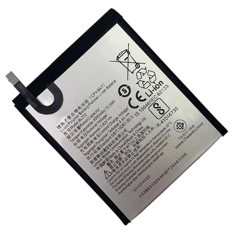 4000mAh BL272 for Lenovo K6 Power Li-Polymer Battery - For Lenovo by buy2fix | Online Shopping UK | buy2fix