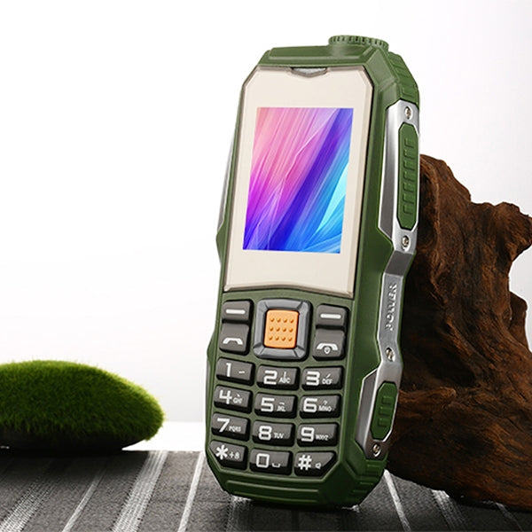 L9 Triple Proofing Elder Phone, Waterproof Shockproof Dustproof, 3800mAh Battery, 1.8 inch, 21 Keys, LED Flashlight, FM, Dual SIM(Green) - Others by buy2fix | Online Shopping UK | buy2fix