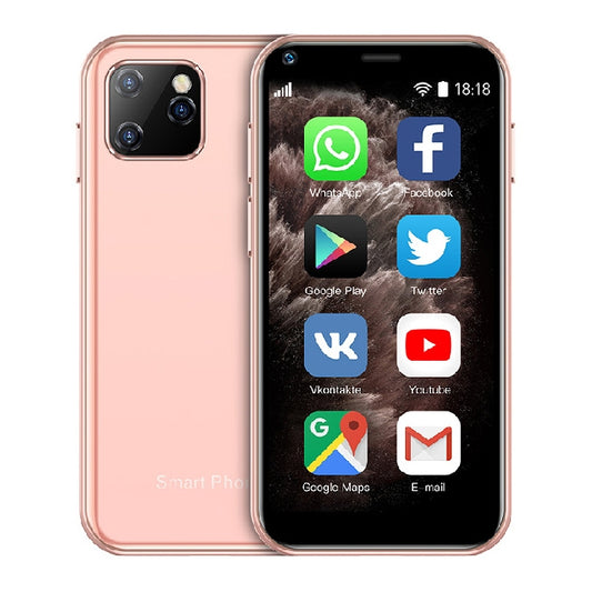 SOYES XS11, 1GB+8GB, 2.5 inch MTK6580 Quad Core up to 1.3GHz, Bluetooth, WiFi, FM, Network: 3G, Dual SIM(Pink) - SOYES by SOYES | Online Shopping UK | buy2fix