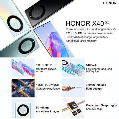 Honor X40 5G RMO-AN00, 50MP Cameras, 6GB+128GB, China Version - Honor by Huawei | Online Shopping UK | buy2fix