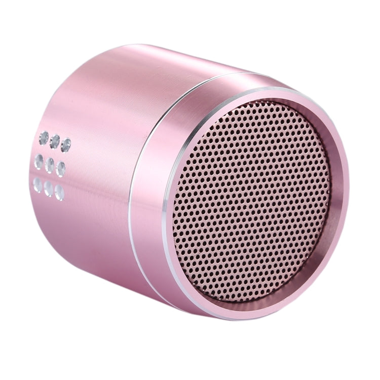 PTH-02 Portable True Wireless Stereo Mini Bluetooth Speaker with LED Indicator & Sling(Pink) - Mini Speaker by buy2fix | Online Shopping UK | buy2fix