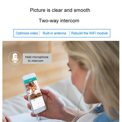 Anpwoo YT001 720P HD WiFi IP Camera with 6 PCS Infrared LEDs, Support Motion Detection & Night Vision & TF Card(Max 64GB) - Security by Anpwoo | Online Shopping UK | buy2fix