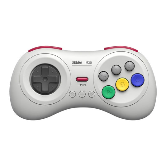 8BitDo M30 Bluetooth Gamepad for Nintendo Switch, Mac OS, Android, Steam, Windows (White) - Controller Gamepad by 8BitDo | Online Shopping UK | buy2fix