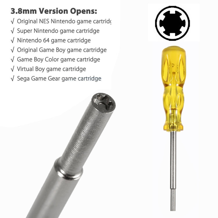 Durable Portable 3.8mm Screwdriver Bit for Nintendo NGC / N64 / SFC - Repair & Spare Parts by buy2fix | Online Shopping UK | buy2fix