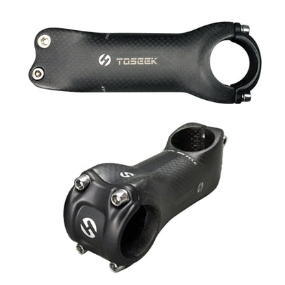 TOSEEK All Carbon Fiber 3KUD Texture Road Mountain Bike Ultra-light Handlebar Stem Riser Faucet, Size: 6 Degree, 100mm (Matte) - Outdoor & Sports by TOSEEK | Online Shopping UK | buy2fix