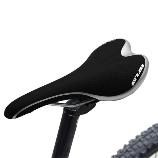 GUB 3083 Microfiber Leather Mountain Road Bike Saddle(Silver) - Outdoor & Sports by GUB | Online Shopping UK | buy2fix