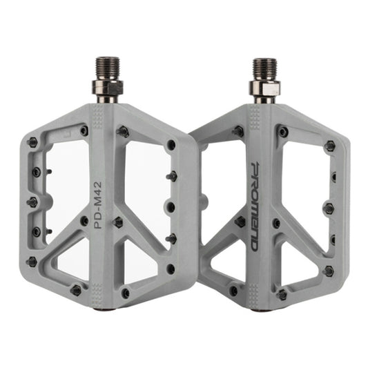 PROMEND PD-M42 1 Pair Mountain Bicycle Nylon High-speed Bearing Pedals(Grey) - Pedals by PROMEND | Online Shopping UK | buy2fix