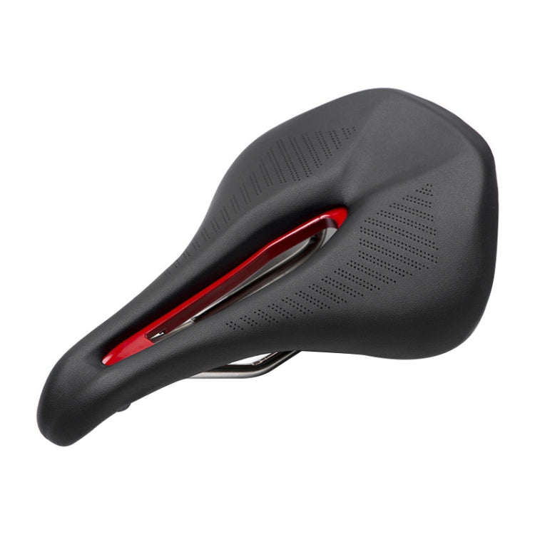 PROMEND SD-576 Nylon Fiber Triathlon Bicycle Saddle (Black Red) - Outdoor & Sports by PROMEND | Online Shopping UK | buy2fix