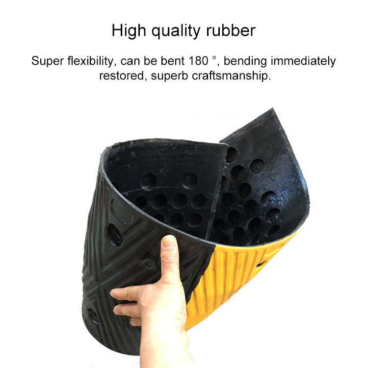 Pair Of Special Round Heads For Rubber Speed Bumps, Diameter: 30cm - Speed Bumps by buy2fix | Online Shopping UK | buy2fix