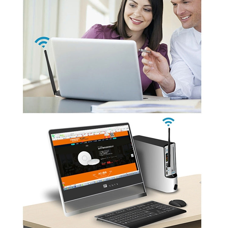 2 in 1 Bluetooth 4.0 + 150Mbps 2.4GHz USB WiFi Wireless Adapter with 2D1 External Antenna -  by buy2fix | Online Shopping UK | buy2fix