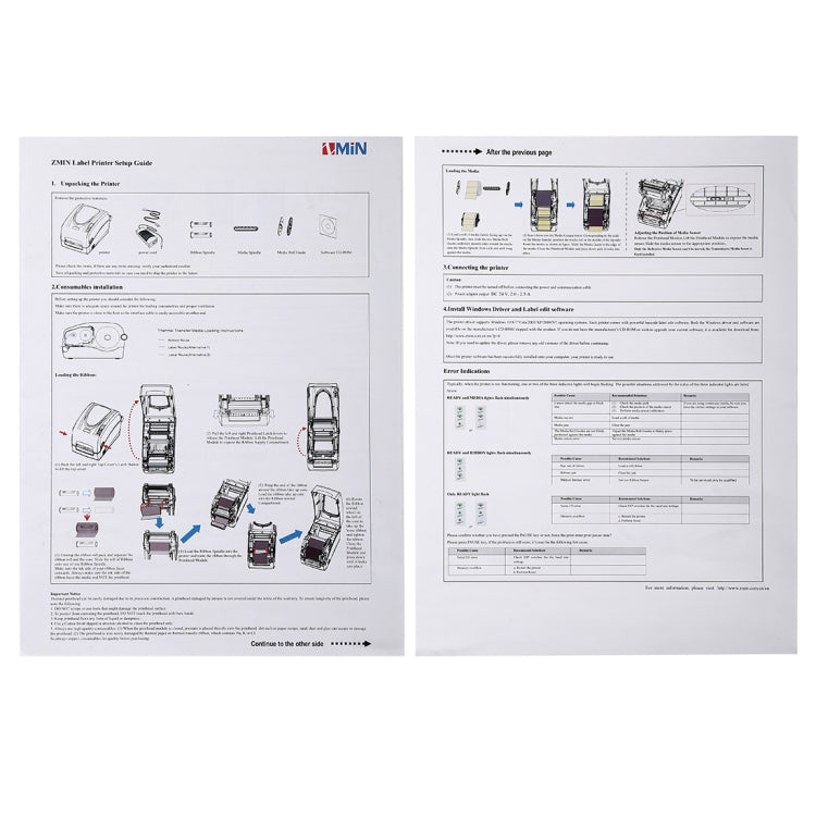 H8 Convenient USB Port Thermal Automatic Calibration Barcode Printer Supermarket, Tea Shop, Restaurant, Max Supported Thermal Paper Size: 57*30mm - Consumer Electronics by buy2fix | Online Shopping UK | buy2fix