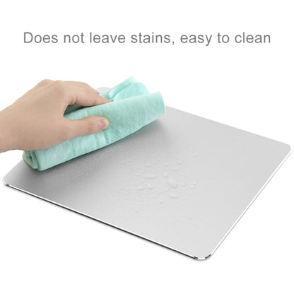 Aluminum Alloy Double-sided Non-slip Mat Desk Mouse Pad, Size : M(Grey) - Mouse Pads by buy2fix | Online Shopping UK | buy2fix