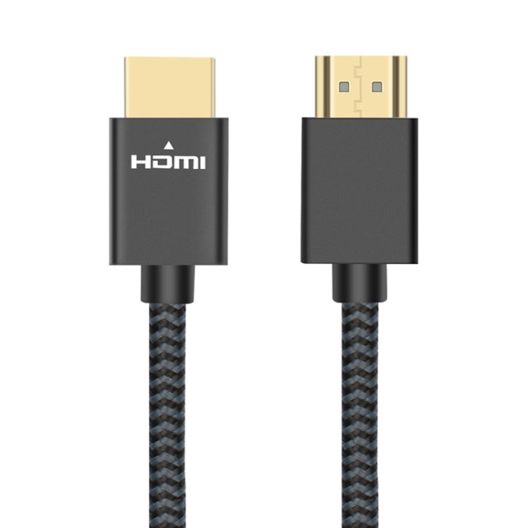 ULT-unite Gold-plated Head HDMI 2.0 Male to Male Nylon Braided Cable, Cable Length: 2m(Black) - Cable by ult-unite | Online Shopping UK | buy2fix