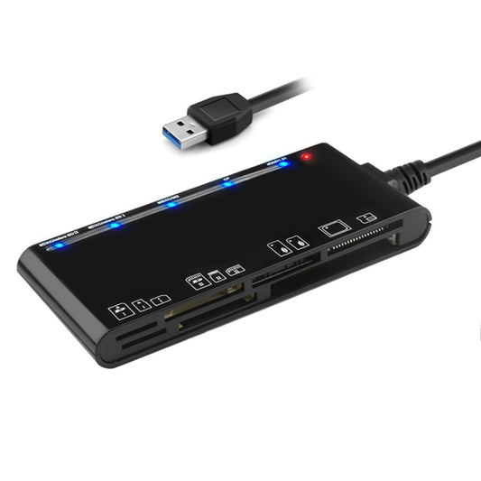 Rocketek CR7 USB3.0 Multi-function Card Reader CF / XD / MS / SD / TF Card 7 in 1 -  by ROCKETEK | Online Shopping UK | buy2fix