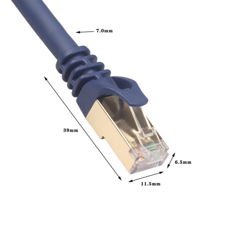 1m CAT8 Computer Switch Router Ethernet Network LAN Cable, Patch Lead RJ45 - Lan Cable and Tools by buy2fix | Online Shopping UK | buy2fix