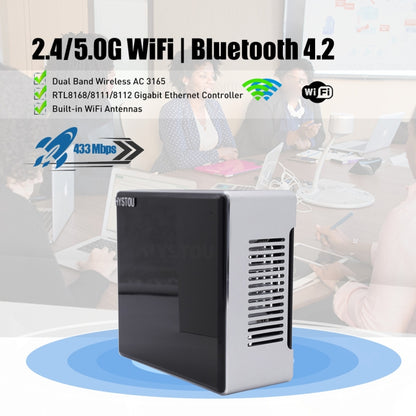 HYSTOU M5 Windows 7/8/10 / WES7/10/Linux System Mini PC, Intel Core i7-8750H 6 Core 12 Threads up to 4.7GHz, 32GB RAM+1TB SSD, EU Plug - Windows Mini PCs by HYSTOU | Online Shopping UK | buy2fix