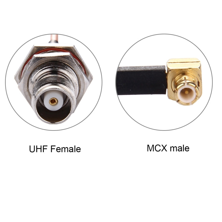 15cm TNC Female to MCX Male 90 Degree Elbow RG316 Cable - Connectors by buy2fix | Online Shopping UK | buy2fix