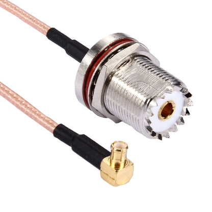 15cm UHF Female to MCX Male 90 Degree Elbow RG316 Cable - Connectors by buy2fix | Online Shopping UK | buy2fix