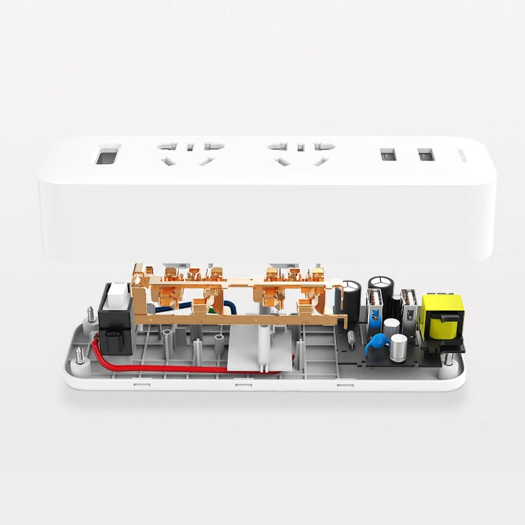 Original Xiaomi Mijia Power Strip Converter Portable Plug Travel Adapter with 5V / 2.1A Dual USB Fast Charging Ports for Home, Office - Consumer Electronics by Xiaomi | Online Shopping UK | buy2fix