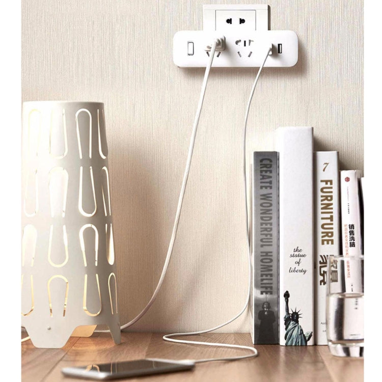 Original Xiaomi Mijia Power Strip Converter Portable Plug Travel Adapter with 5V / 2.1A Dual USB Fast Charging Ports for Home, Office - Consumer Electronics by Xiaomi | Online Shopping UK | buy2fix