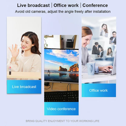 4.0 Mega Pixels USB 2.0 Driverless Desktop Laptop Camera / Webcam with Mic - HD Camera by buy2fix | Online Shopping UK | buy2fix