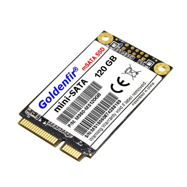 Goldenfir 1.8 inch Mini SATA Solid State Drive, Flash Architecture: TLC, Capacity: 120GB - External Solid State Drives by Goldenfir | Online Shopping UK | buy2fix