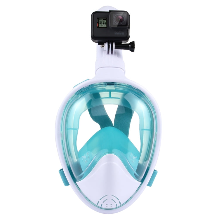 PULUZ 260mm Tube Water Sports Diving Equipment Full Dry Snorkel Mask for GoPro Hero11 Black / HERO10 Black / HERO9 Black /HERO8 / HERO7 /6 /5 /5 Session /4 Session /4 /3+ /3 /2 /1, Insta360 ONE R, DJI Osmo Action and Other Action Cameras, S/M Size(Green) - DJI & GoPro Accessories by PULUZ | Online Shopping UK | buy2fix