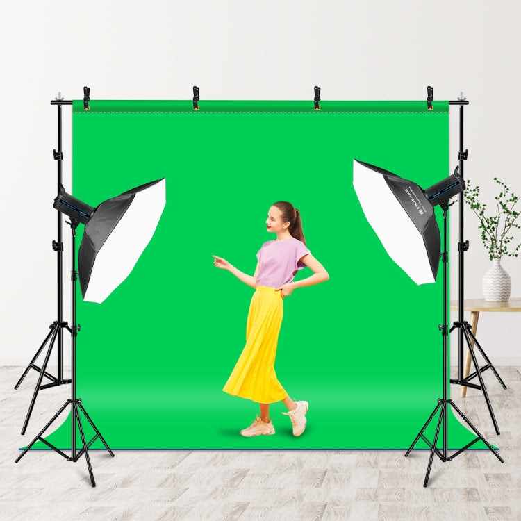 PULUZ 2 x 2m Photo Studio Background Support Stand Backdrop Crossbar Bracket(Black) - Camera Accessories by PULUZ | Online Shopping UK | buy2fix