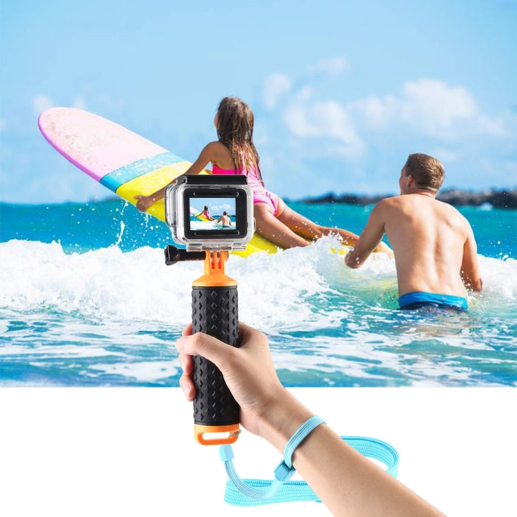 PULUZ Floating Handle Hand Grip Buoyancy Rods with Strap for GoPro HERO10 Black / HERO9 Black / HERO8 Black / HERO7 /6 /5 /5 Session /4 Session /4 /3+ /3 /2 /1, Xiaoyi and Other Action Cameras(Orange) - DJI & GoPro Accessories by PULUZ | Online Shopping UK | buy2fix