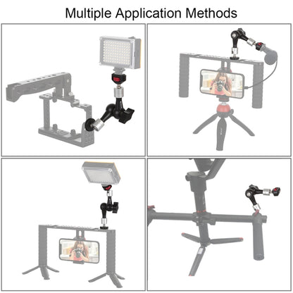 PULUZ 7 inch Aluminium Alloy Adjustable Articulating Friction Magic Arm - Camera Accessories by PULUZ | Online Shopping UK | buy2fix