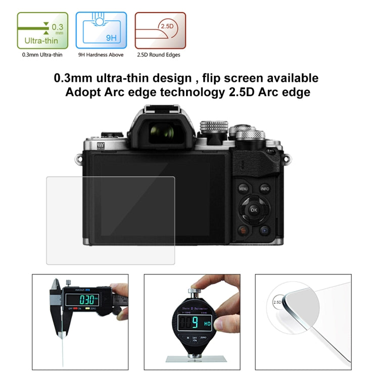 PULUZ 2.5D 9H Tempered Glass Film for Olympus EPL6 / EPL5 / TG860 / TG850 / PM2 / TG870 - Camera Accessories by PULUZ | Online Shopping UK | buy2fix