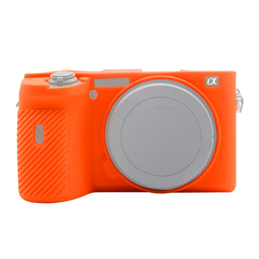 PULUZ Soft Silicone Protective Case for Sony A6600 / ILCE-6600 (Orange) - Camera Accessories by buy2fix | Online Shopping UK | buy2fix