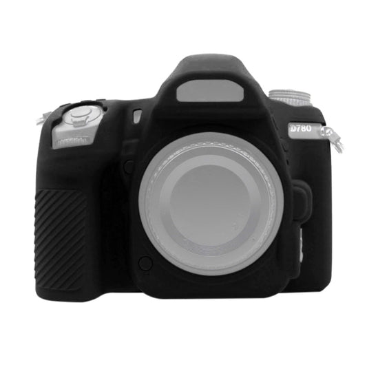 PULUZ Soft Silicone Protective Case for Nikon D780 (Black) - Camera Accessories by PULUZ | Online Shopping UK | buy2fix